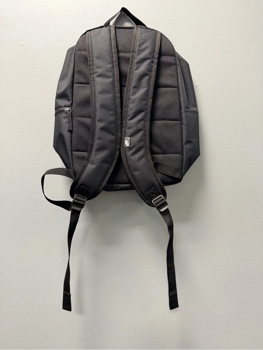 Nike Heritage Backpack Black White Logo NWT DC4244-010 25L